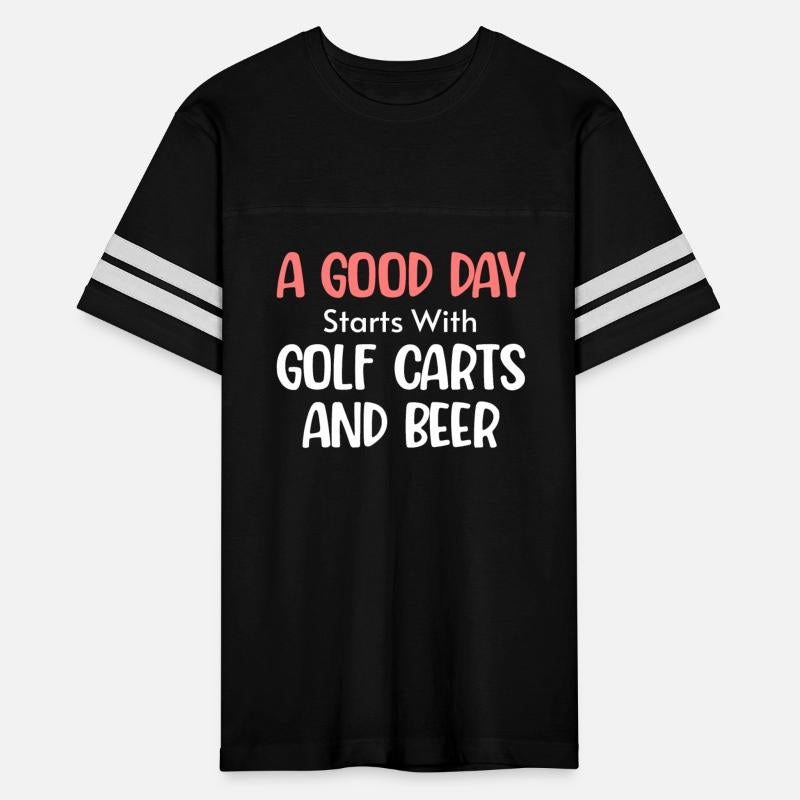 A Good Day Starts With Golf Cart And Beer Caddy