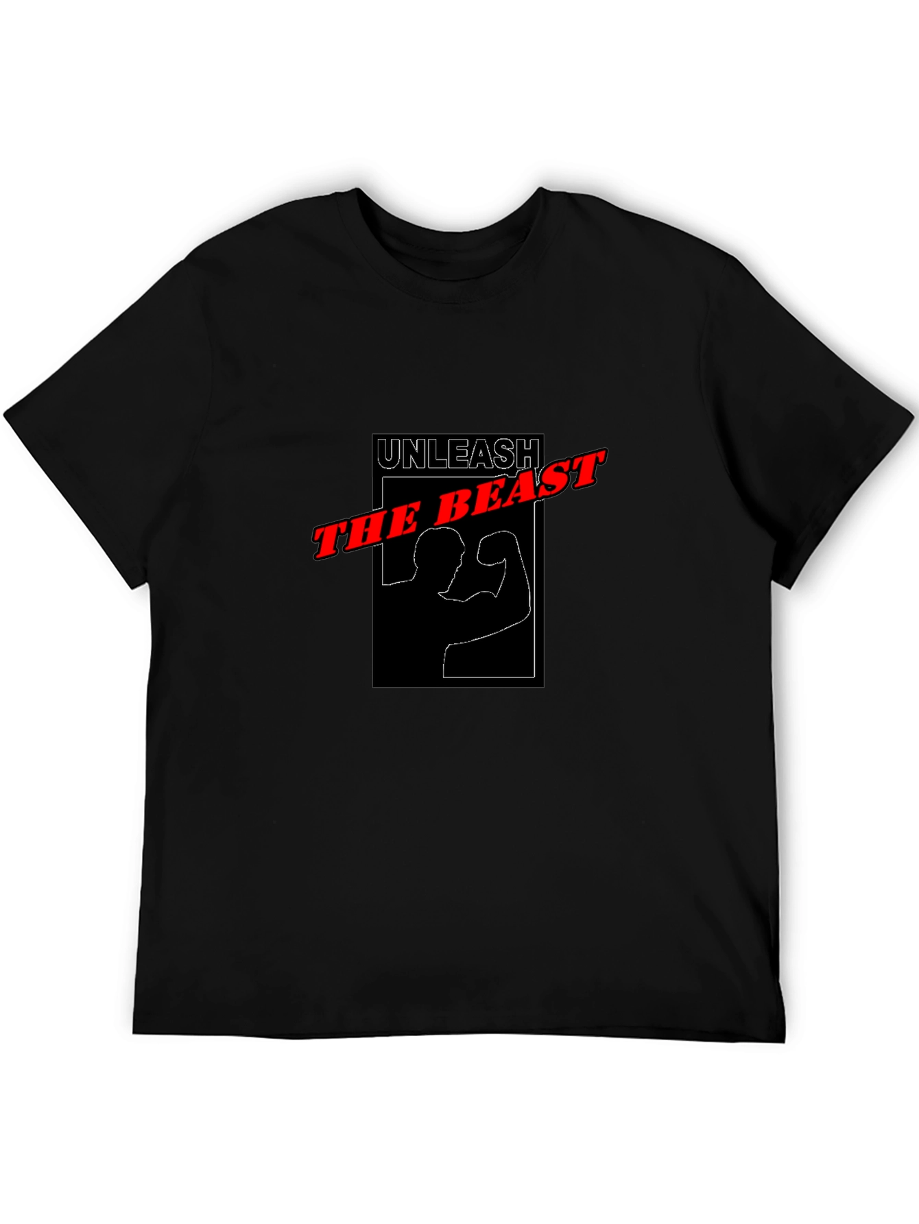 Unleash The Beast Black Graphic Tee