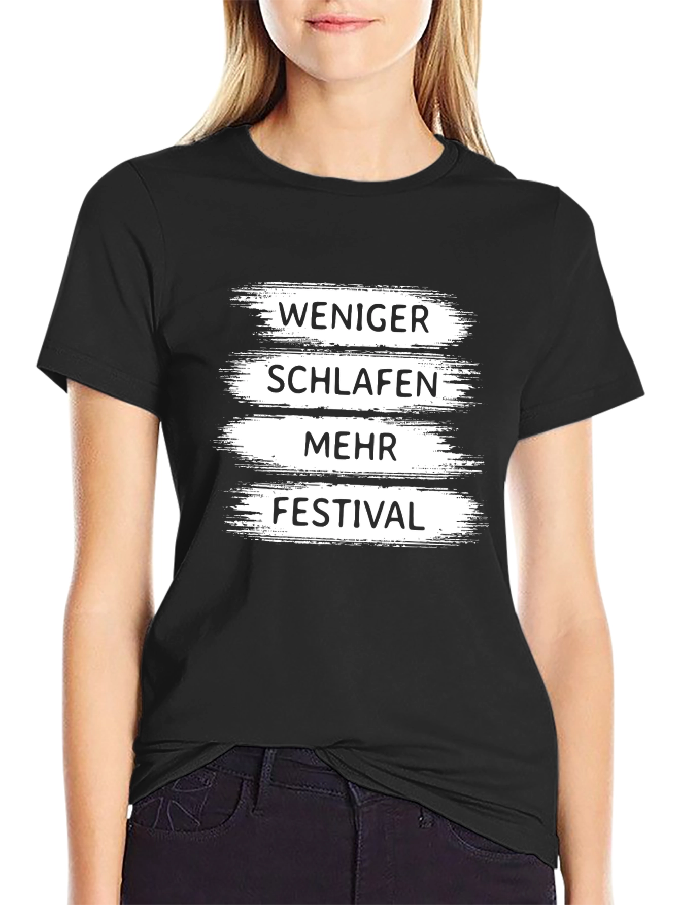 Weniger Schlafen Mehr Festival T-Shirt