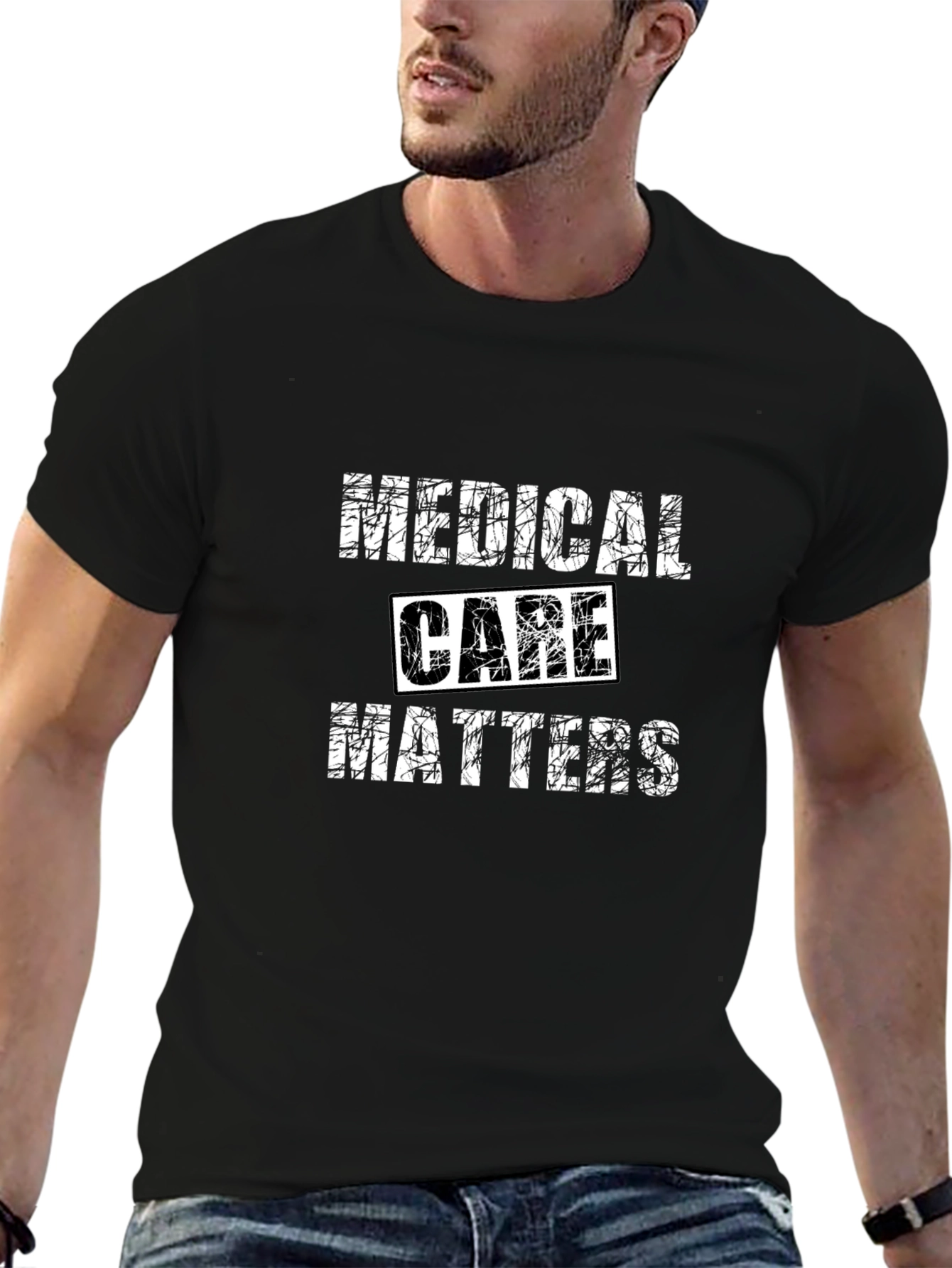 Medical Care Matters Black T-Shirt