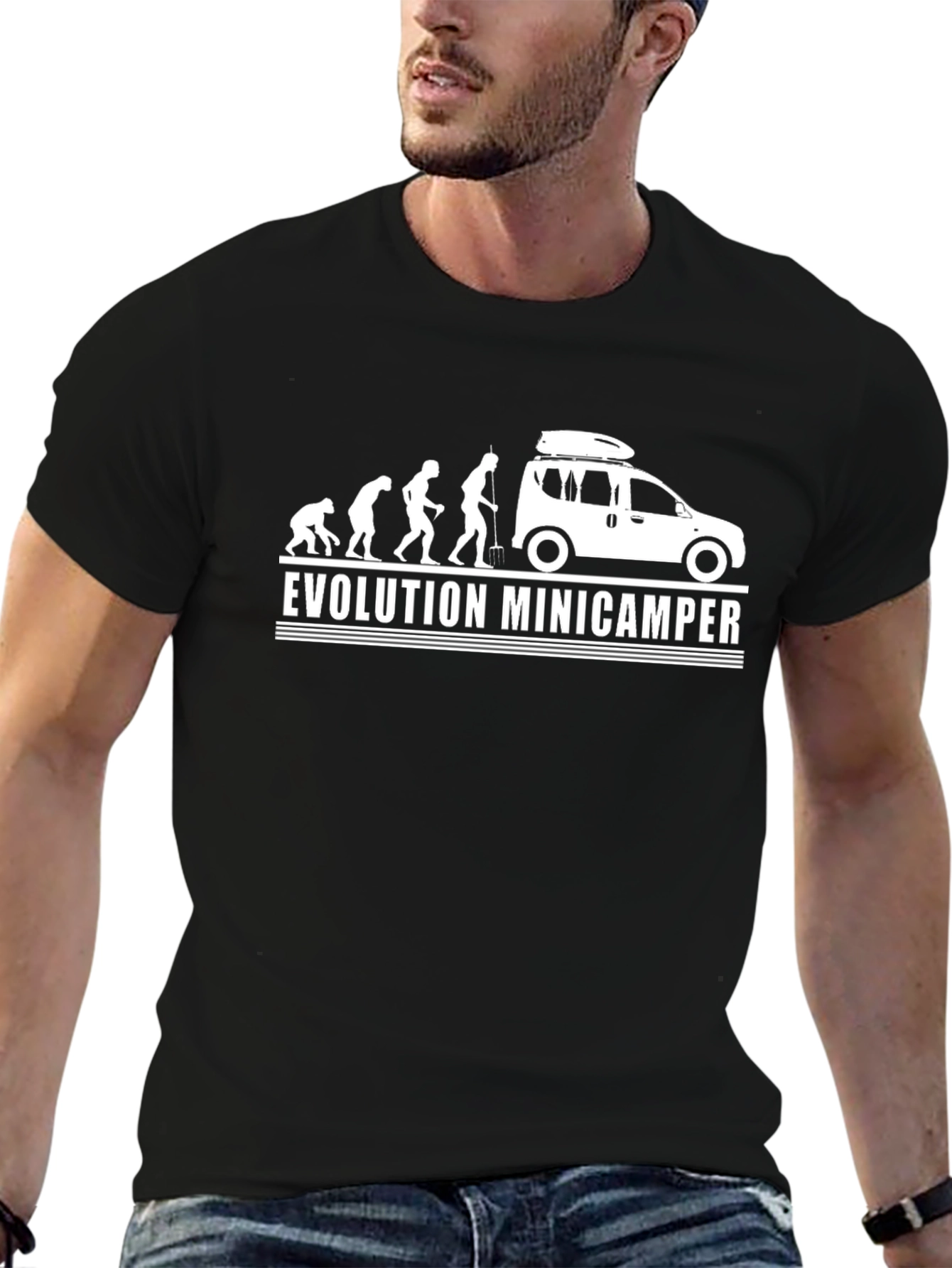 Evolution Minicamper Black T-Shirt