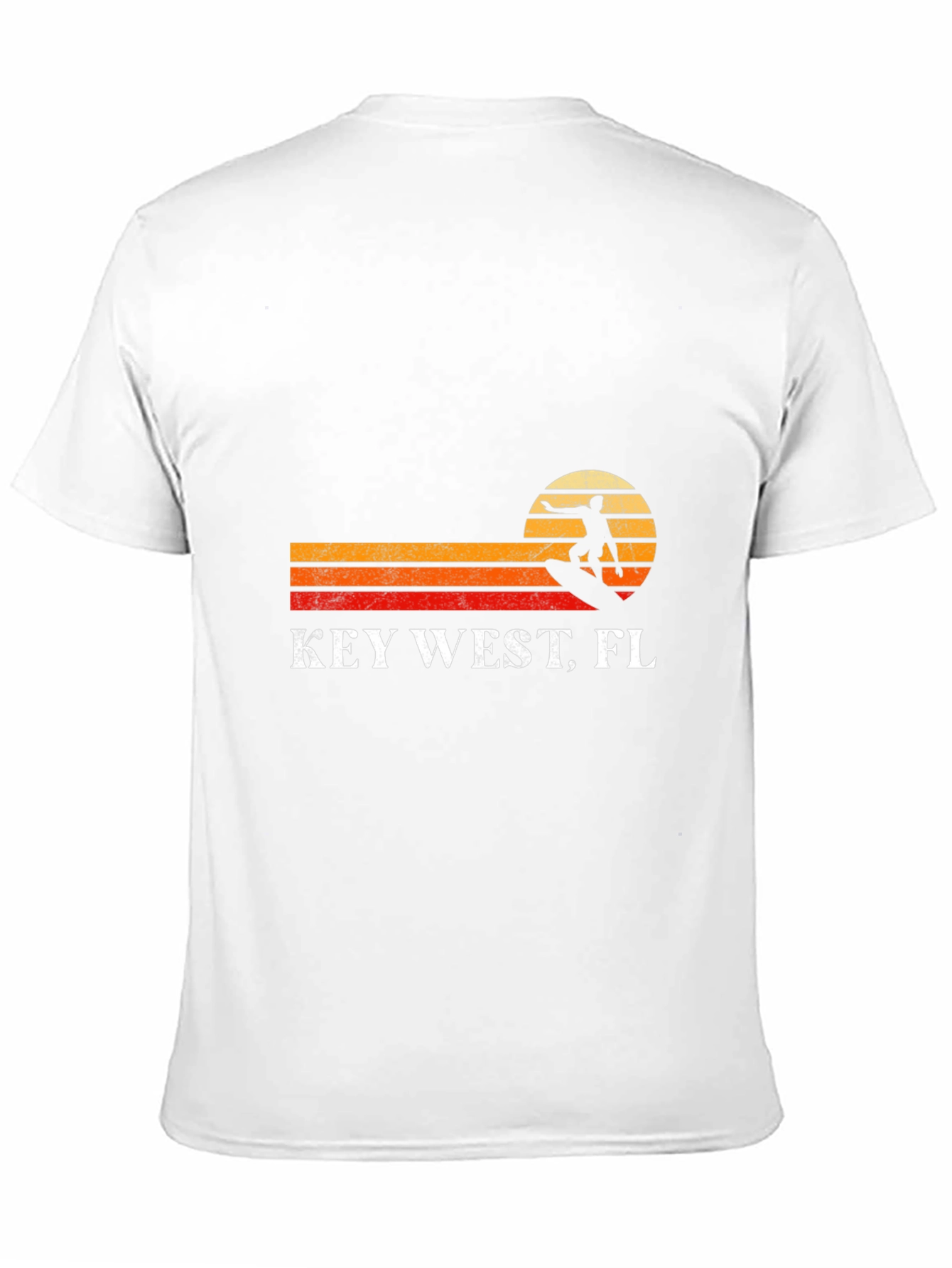 Key West FL Surfer Retro T-Shirt