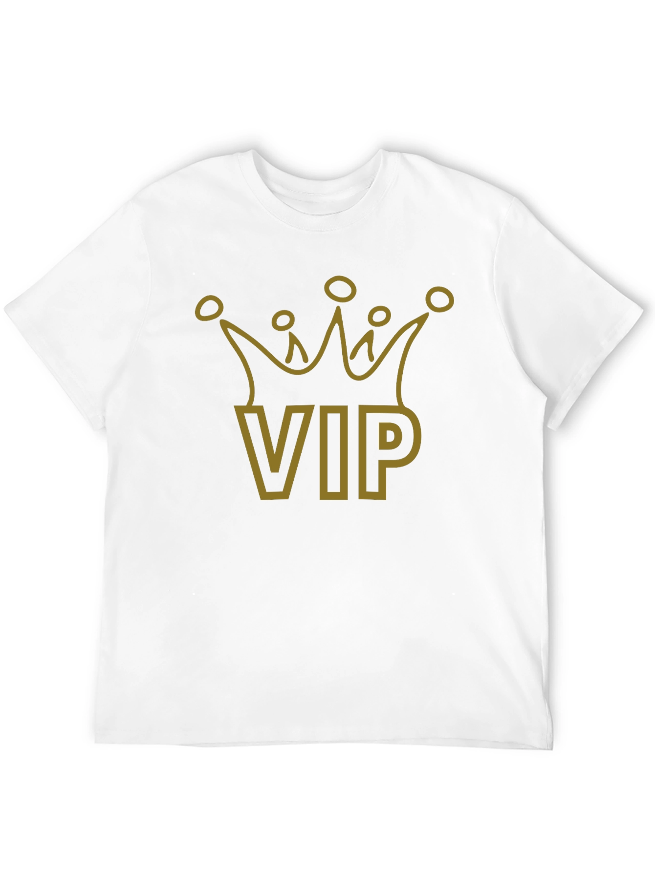 VIP Crown Graphic T-Shirt - Black