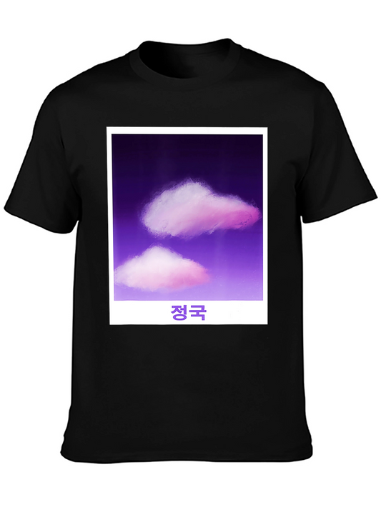 Cloud Graphic Black T-Shirt