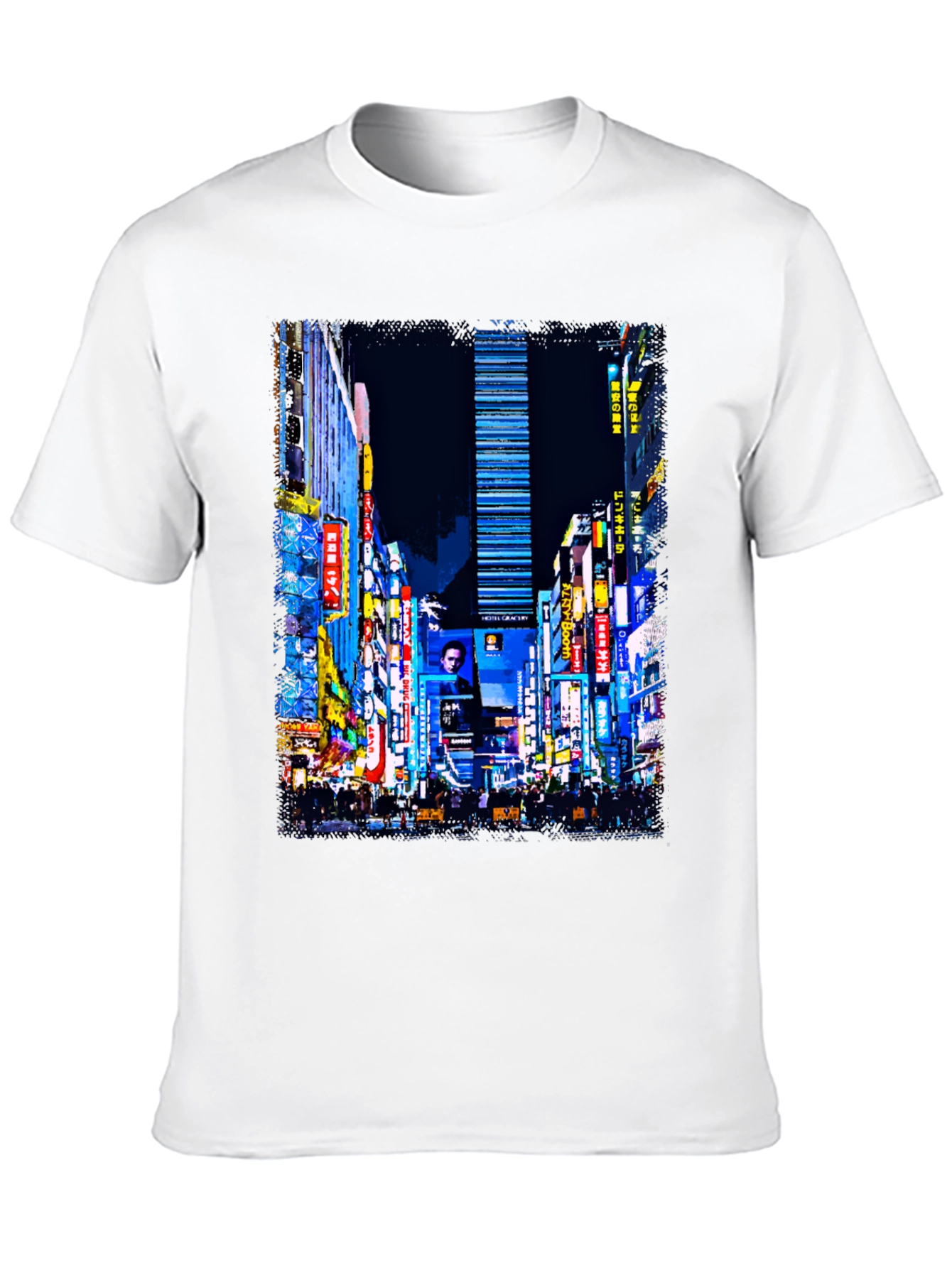 Tokyo Street T-Shirt - Night Cityscape Graphic Tee
