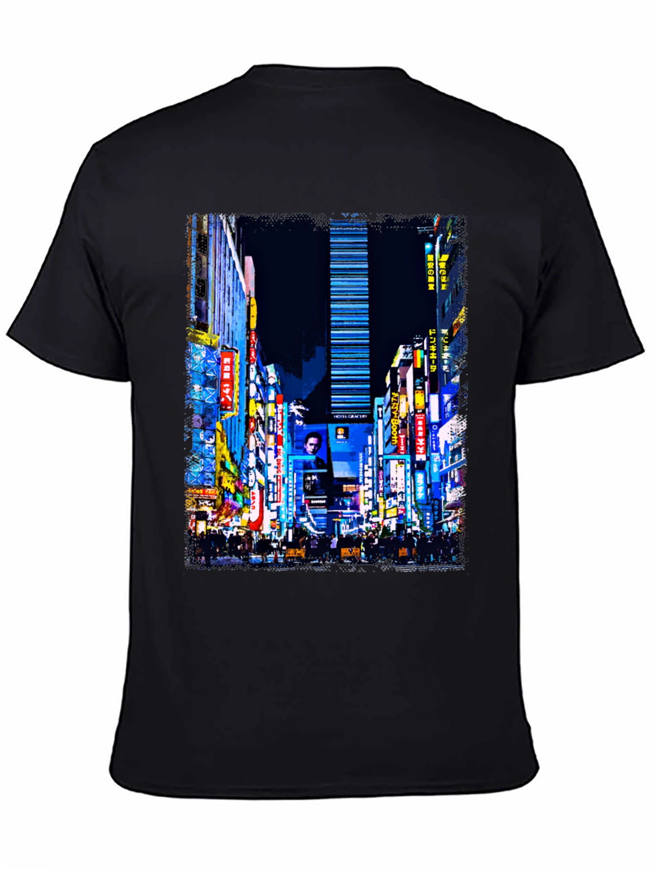 Tokyo Street T-Shirt - Night Cityscape Graphic Tee