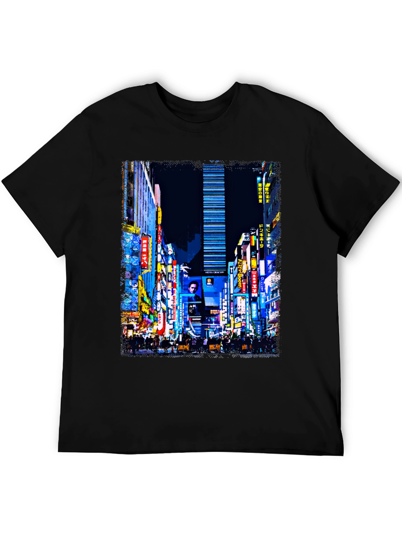 Tokyo Street T-Shirt - Night Cityscape Graphic Tee