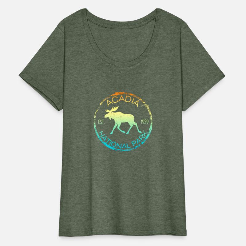 Acadia National Park Maine Moose Hiker