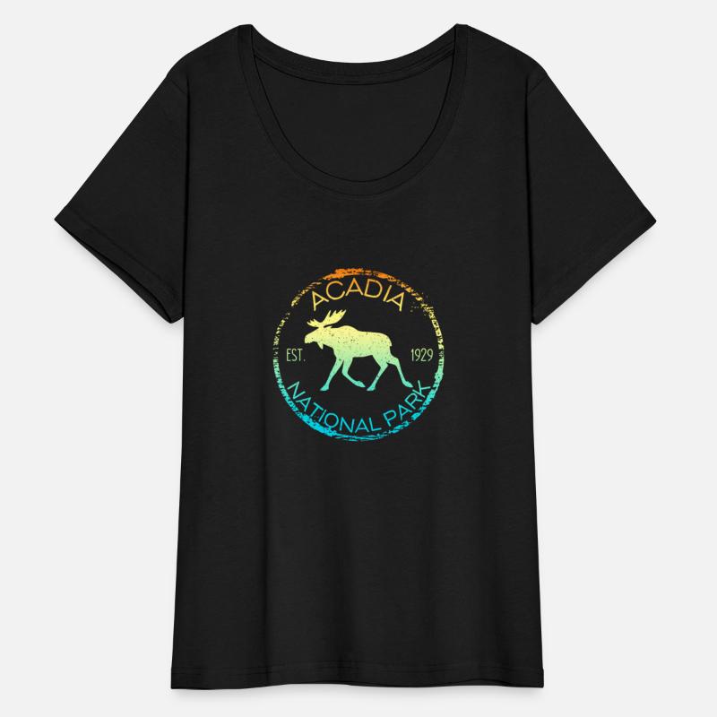 Acadia National Park Maine Moose Hiker