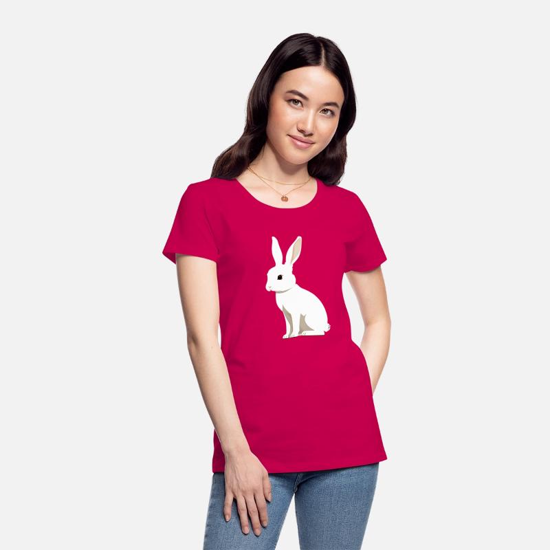Adorable Little White Easter Bunny Rabbit