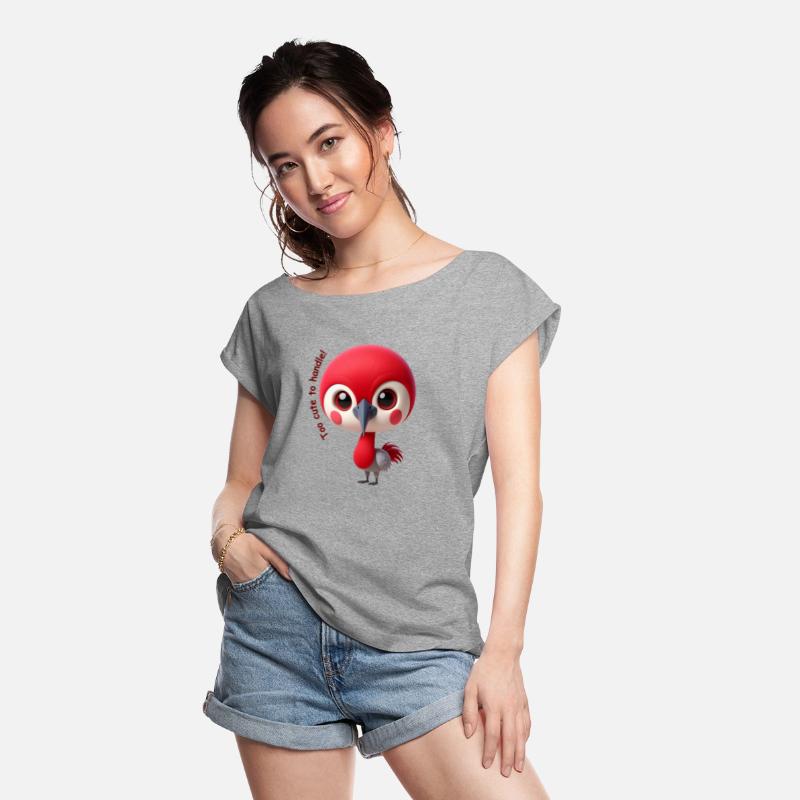 Adorable Red Bird Character