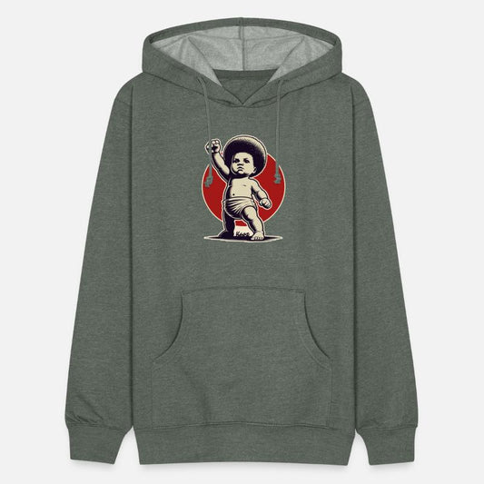 Afro Baby with Fist Raised for Freedom