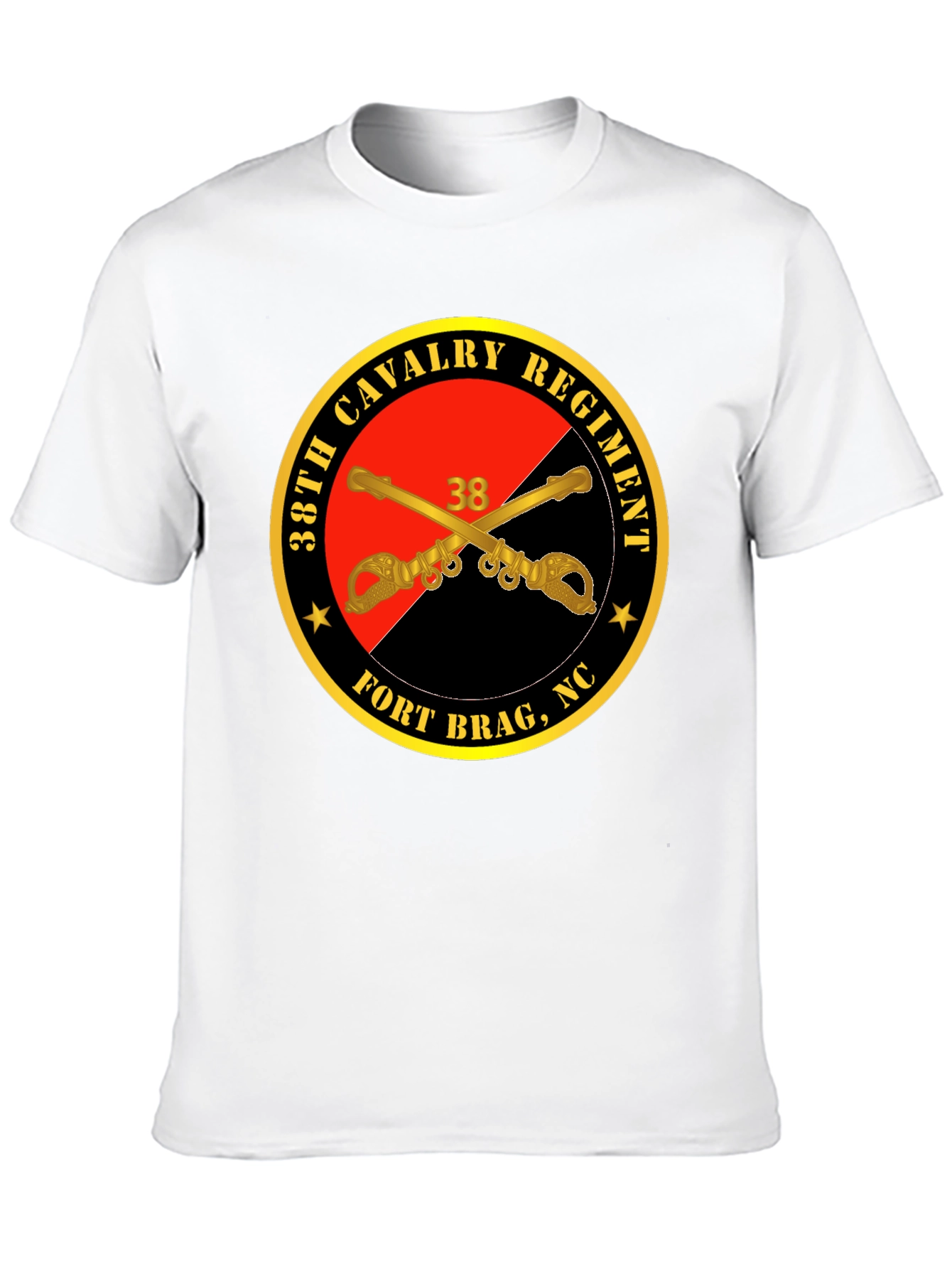 38th Cavalry Regiment Black T-Shirt