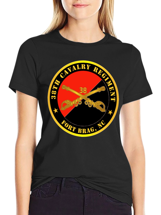 38th Cavalry Regiment Black T-Shirt
