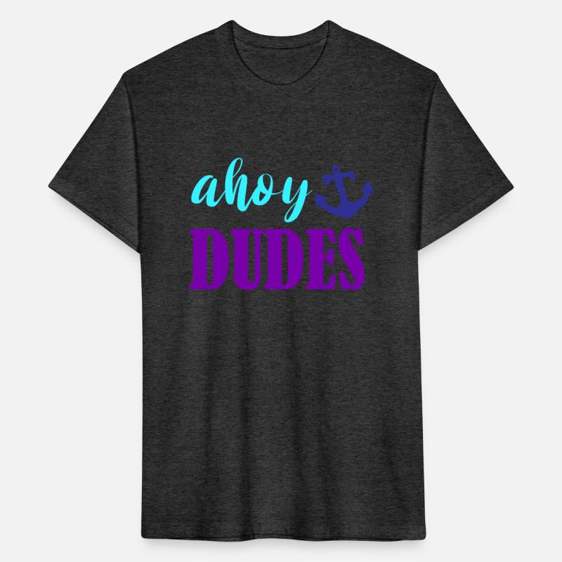 Ahoy Dudes Nautical Summer Tee