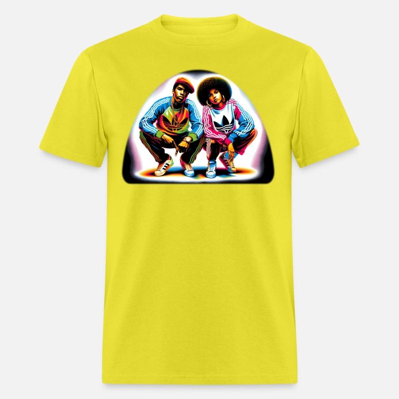AI 1980s B-Boy & FlyGirl Airbrushed Style