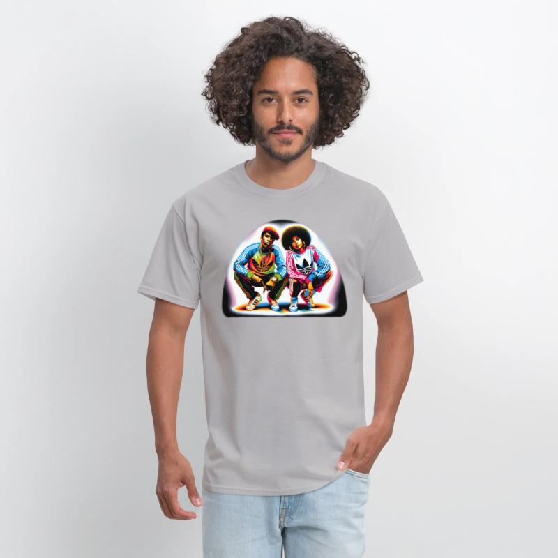 AI 1980s B-Boy & FlyGirl Airbrushed Style