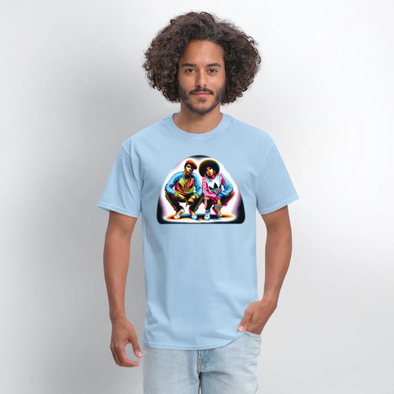 AI 1980s B-Boy & FlyGirl Airbrushed Style