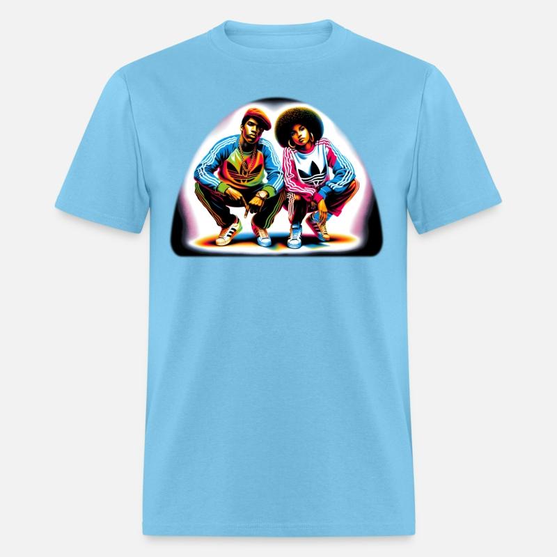 AI 1980s B-Boy & FlyGirl Airbrushed Style
