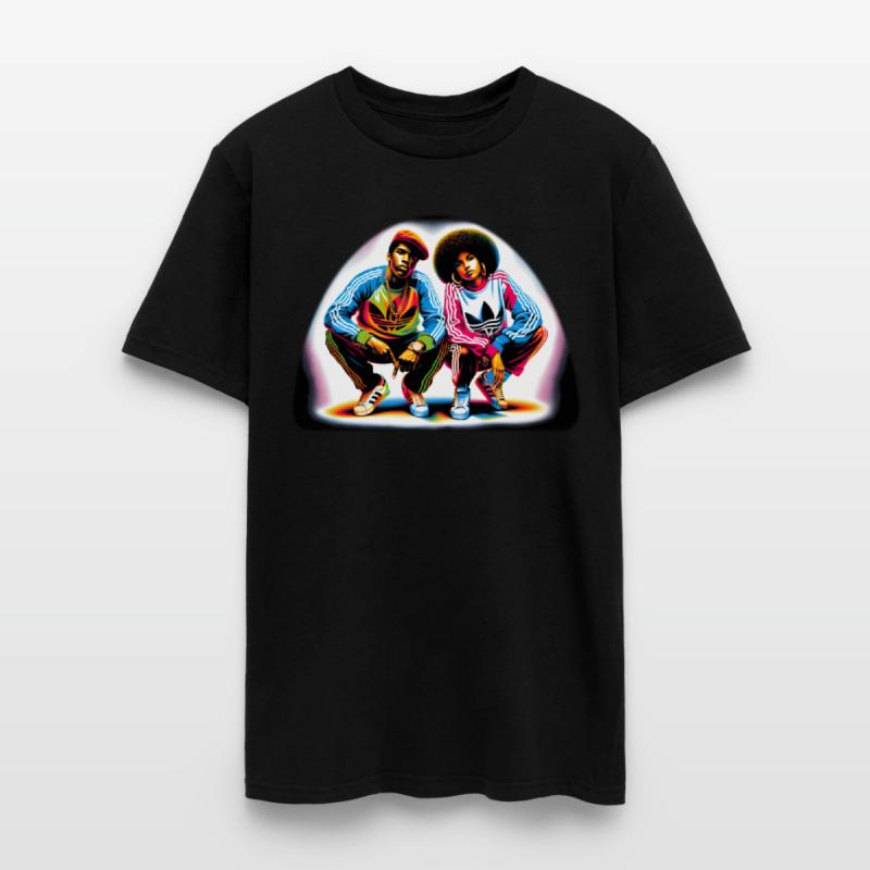 AI 1980s B-Boy & FlyGirl Airbrushed Style