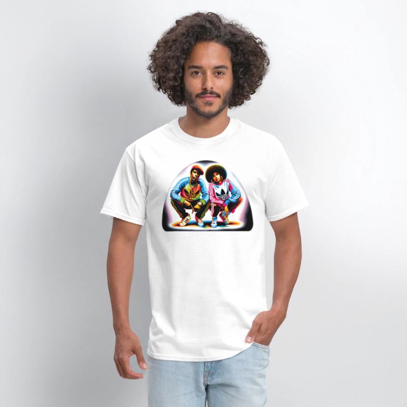 AI 1980s B-Boy & FlyGirl Airbrushed Style