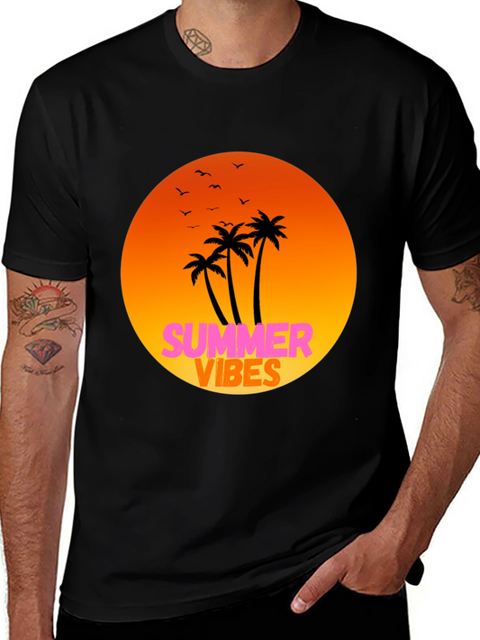 Summer Vibes Graphic Tee - Relaxed Fit