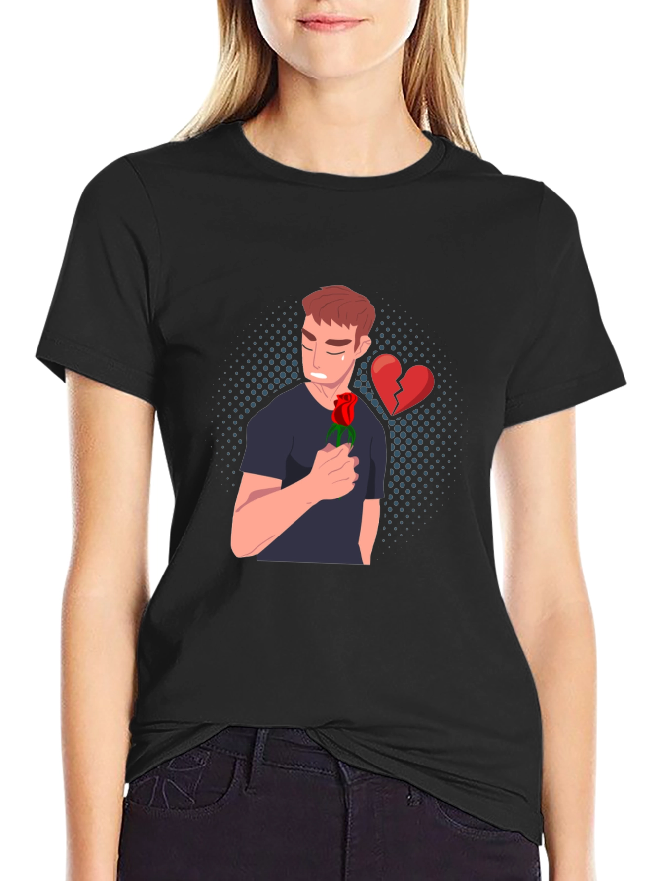 Sad Romance Graphic T-Shirt
