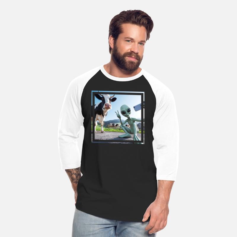 Alien cow selfie - keepsake from Earth
