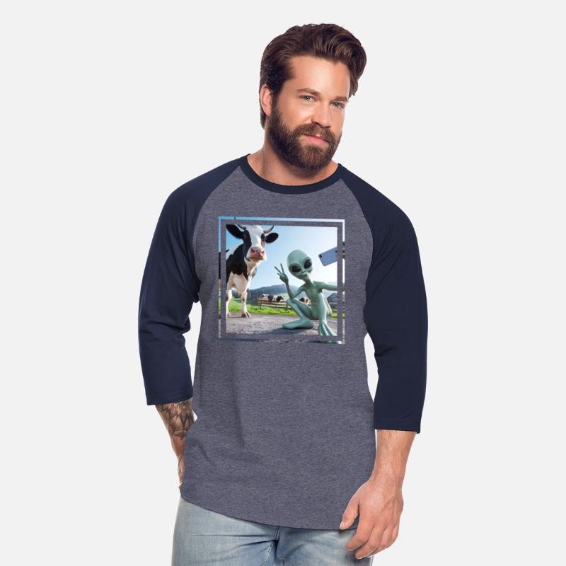 Alien cow selfie - keepsake from Earth
