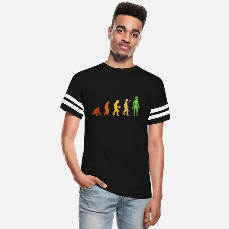 Alien Funny Human Evolution Growth Theory Retro