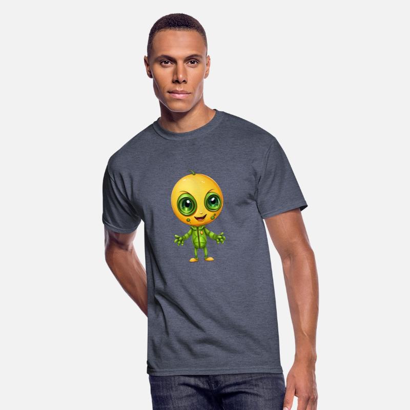 Alien Meets Peach: Fruity Encounter
