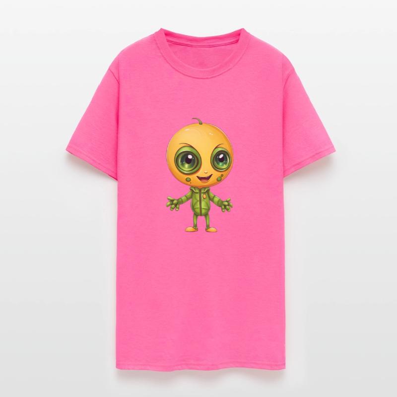 Alien Meets Peach: Fruity Encounter