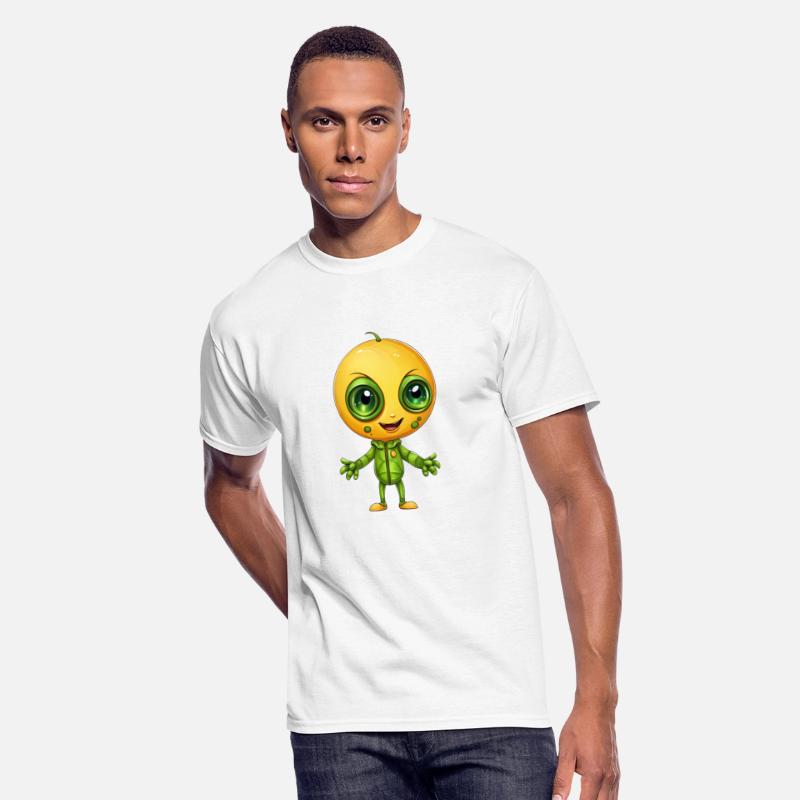 Alien Meets Peach: Fruity Encounter