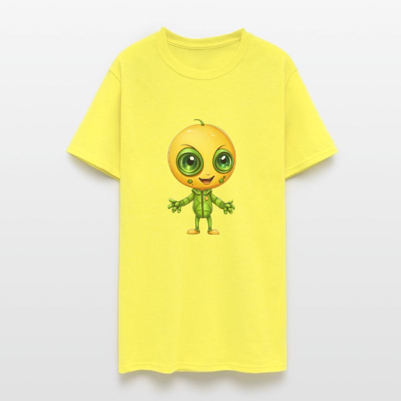 Alien Meets Peach: Fruity Encounter