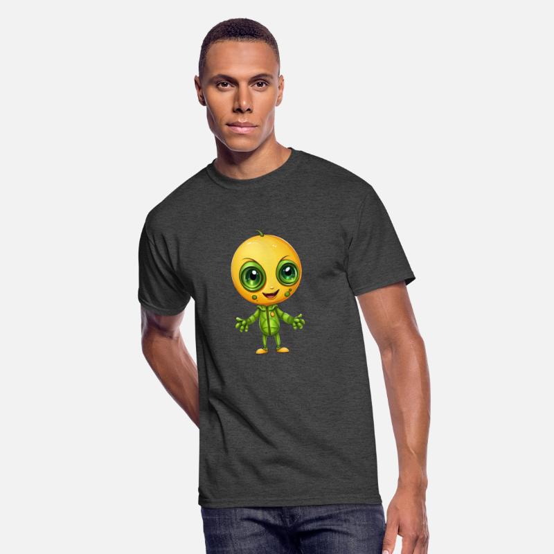Alien Meets Peach: Fruity Encounter