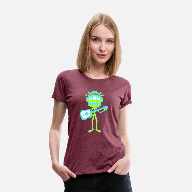 Alien Monster Playing Guitar Headphone Sunglasses