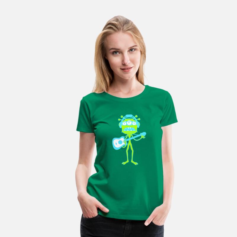 Alien Monster Playing Guitar Headphone Sunglasses