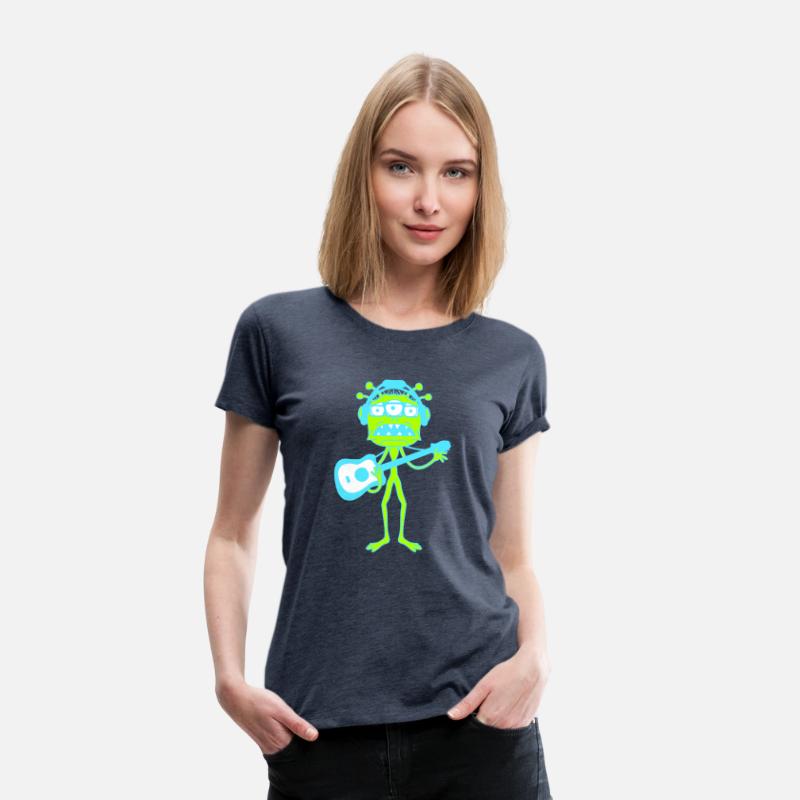 Alien Monster Playing Guitar Headphone Sunglasses