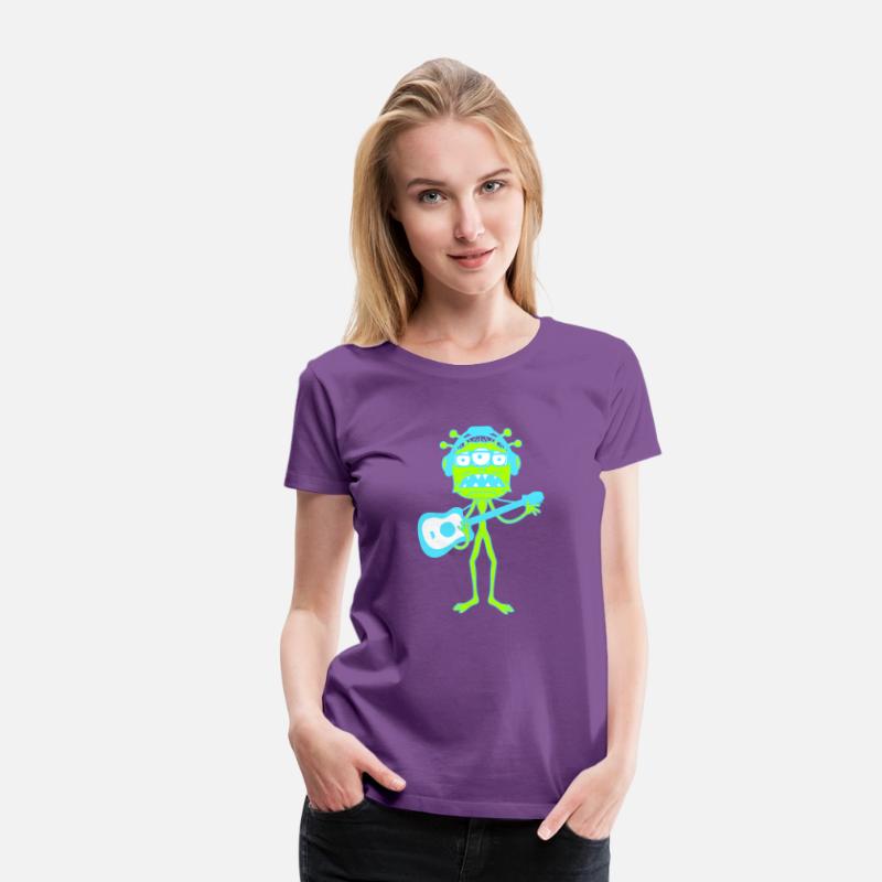 Alien Monster Playing Guitar Headphone Sunglasses