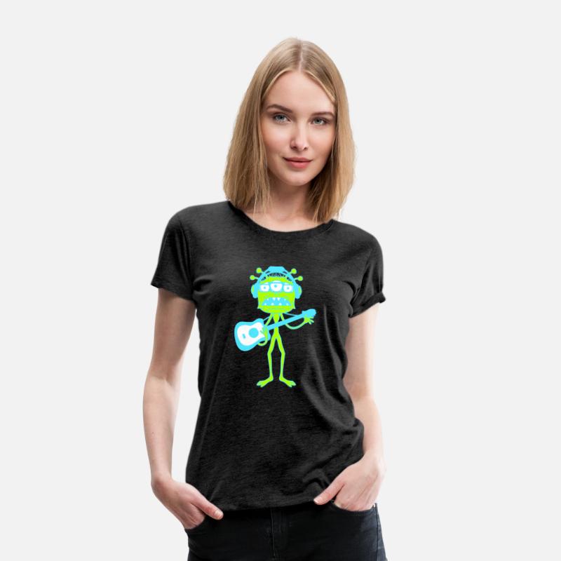 Alien Monster Playing Guitar Headphone Sunglasses