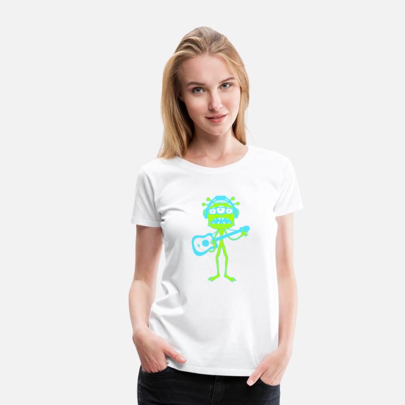 Alien Monster Playing Guitar Headphone Sunglasses