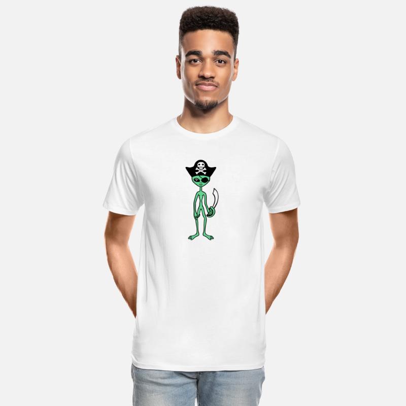 Alien Pirate Captain Funny Extraterrestrial Being