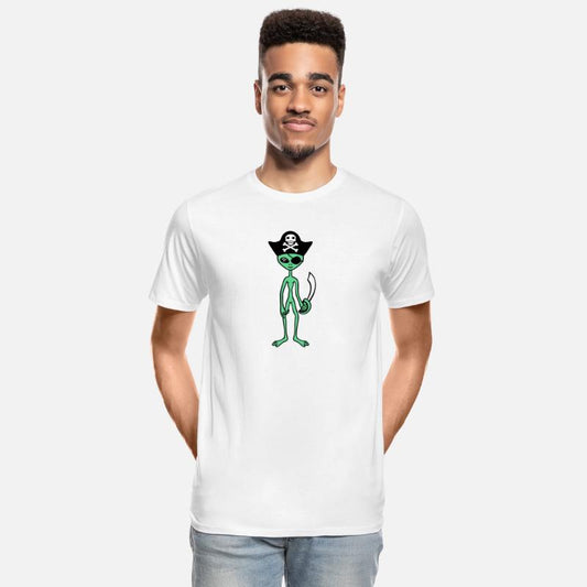 Alien Pirate Captain Funny Extraterrestrial Being