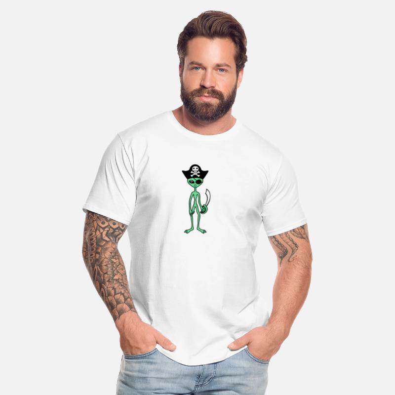 Alien Pirate Captain Funny Extraterrestrial Being
