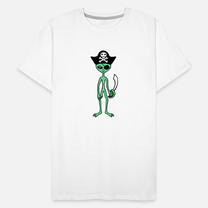 Alien Pirate Captain Funny Extraterrestrial Being