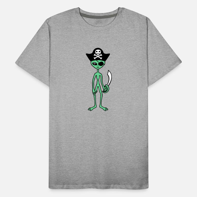 Alien Pirate Captain Funny Extraterrestrial Being