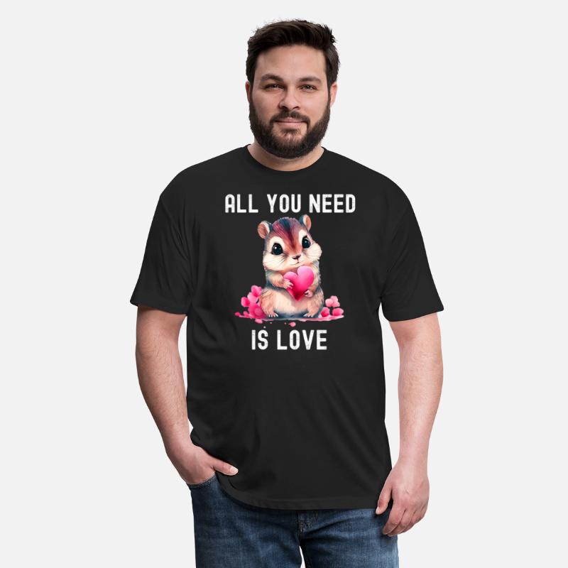 All you need is love with heart Chipmunk