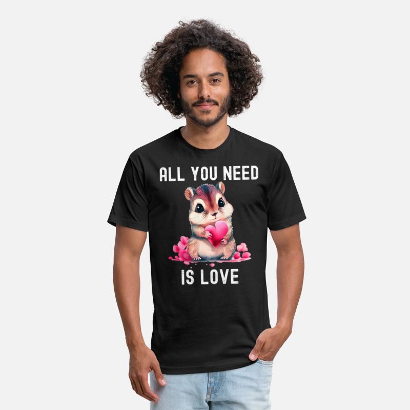 All you need is love with heart Chipmunk