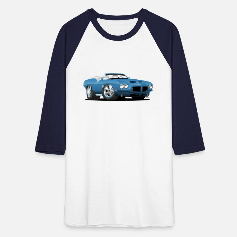 American Classic Seventies Convertible Car Cartoon