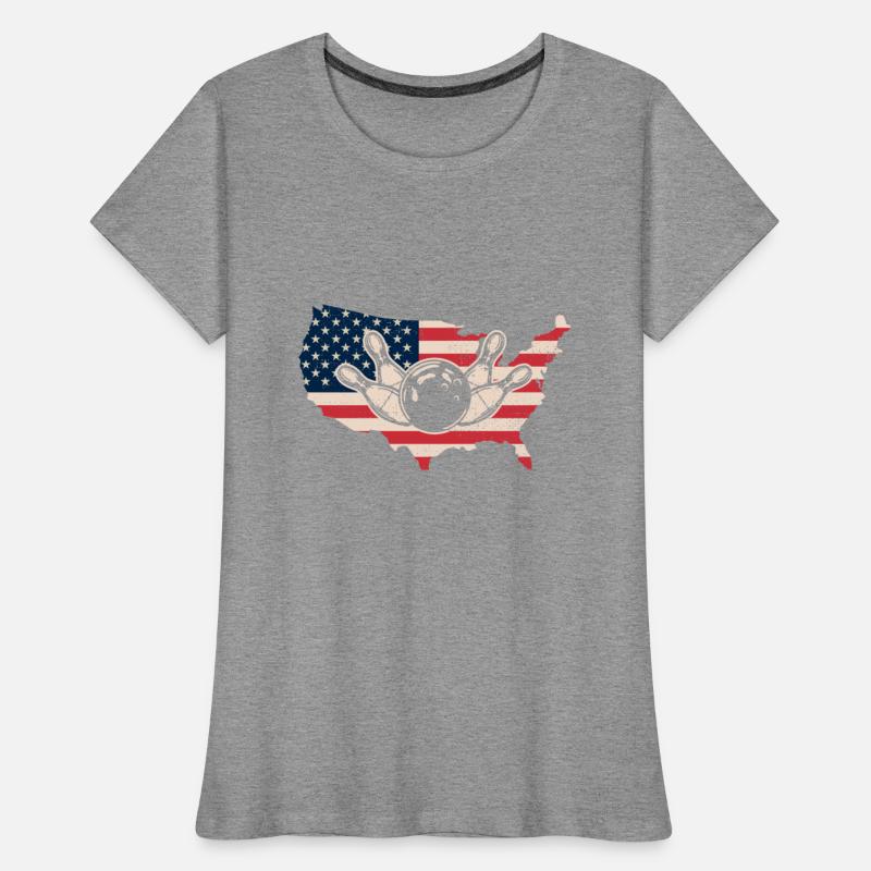 American Flag Bowling Bowler Tenpin Champion